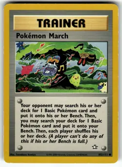 Pokemon March 102/111 Neo Genesis LP Pokemon Card TCG - Image 1