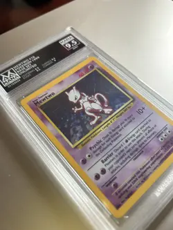 MANA 9.5 MINT Mewtwo 1999 Base Set 10/102 Holo Pokemon Card - Image 5