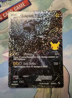 Zekrom 114/114 – 25th Anniversary – Celebrations Holo – NM – Pokemon Card - Image 1