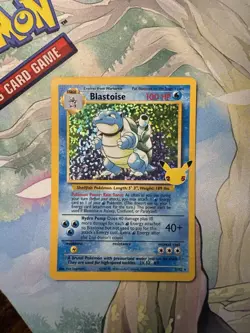 Pokemon TCG Blastoise Holo Rare Card 2/102 Celebrations Classic Collection NM - Image 1