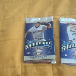 MLB SHOWDOWN 2005 FACTORY SEALED BOOSTER PACKS 3 PACKS BASEBALL CARDS - Image 2