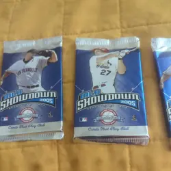 MLB SHOWDOWN 2005 FACTORY SEALED BOOSTER PACKS 3 PACKS BASEBALL CARDS - Image 3