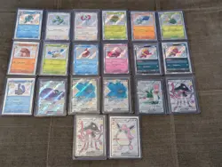 POKEMON TCG PALDEAN FATES Lot Of 28 Baby Shiny, Full Art Shiny Cards NM - Image 1