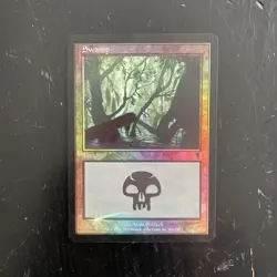 Lot of 6 old foil lands from 7th edition, Invasion, Odyssey, etc - Image 4
