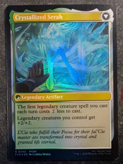 Serah Farron / Crystallized Serah - Foil Prerelease - UB: Final Fantasy (MTG) - Image 2