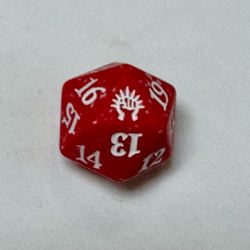 Magic the Gathering Guilds of Ravnica Boros d20 spindown life counter [die/dice] - Image 1