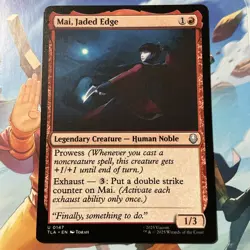 MTG Avatar: The Last Airbender Mai, Jaded Edge 0147 NM Regular NP} - Image 1