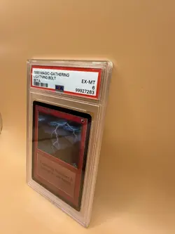 Lightning Bolt PSA 6 – 1993 MTG Beta – Vintage Old School Red Icon - Image 3
