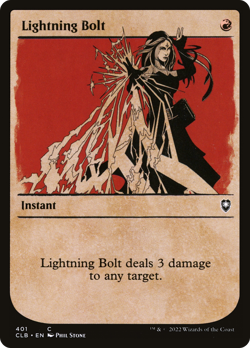 Lightning Bolt (FOIL) x1 - MTG CLB #401 - Image 1