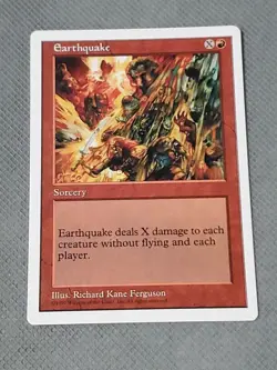 MTG Fifth Edition - 1x Earthquake - Image 1