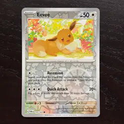 Eevee 135/167 Pokemon Twilight Masquerade SV06 Reverse Holo Common NM - Image 1