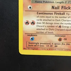 Pokemon Vintage Non-Holo Rare Dark Charizard 21/82 Team Rocket WotC 2000 - Image 5