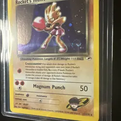 Pokemon TCG Rocket's Hitmonchan Gym Heroes 11/132 Holo! LP! Free Shipping! - Image 2