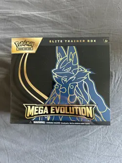 Pokemon TCG Mega Evolution Lucario elite trainer box ETB Brand New and Sealed - Image 3