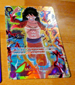 ONE PIECE ENGLISH CARD GAME CARTE Monkey.D.Luffy OP09-119 SEC EN MINT - Image 1