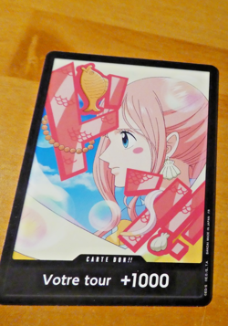 ONE PIECE CARD GAME CARTE FRANCAISE DON SHIRAOSHI FR MINT - Image 1