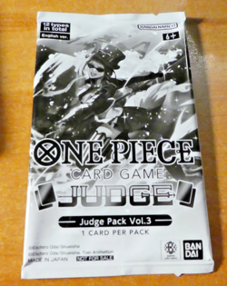 ONE PIECE CARD ENGLISH RARE JUDGE PACK VOL.3 X1 BOOSTER SEALED NEUF MINT - Image 1
