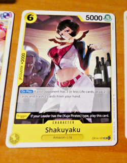 ONE PIECE ENGLISH CARD GAME CARTE CARTE SHAKUYAKU OP14-107 EN MINT 2026 - Image 1