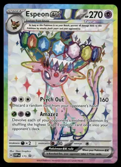 Pokemon Cards Espeon ex 175 Scarlet & Violet Promo NM - Image 1