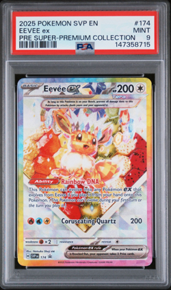 Eevee ex 174 Sv: Scarlet & Violet Promo Cards - Holo PSA 9 - Image 1