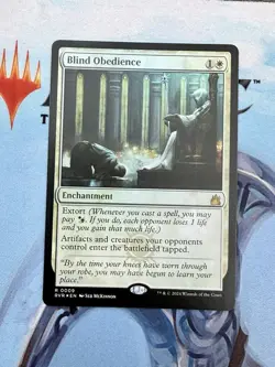 Blind Obedience Ravnica Remastered Foil Magic MTG - Image 1