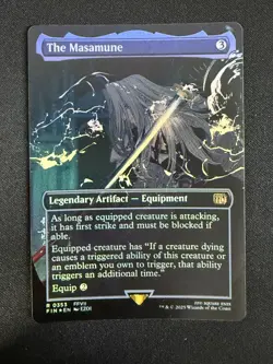 The Masamune (BORDERLESS FOIL) Final Fantasy - Magic the Gathering - Image 1