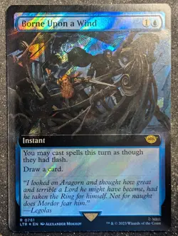 Borne Upon a Wind - Surge Foil Extended - LOTR Tales of Middle Earth (MTG) - Image 1