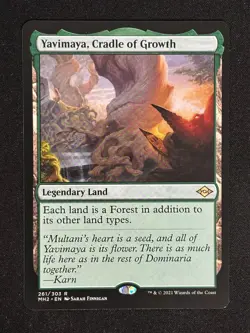 1x MTG Yavimaya, Cradle of Growth - Modern Horizons 2 (MH2) #261 - Magic - Image 1