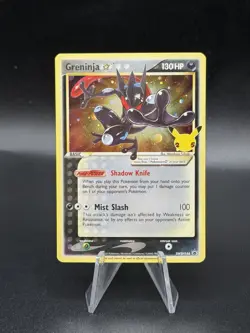 Pokemon Greninja Gold Star Celebrations Promo Promo SWSH144 LP LIGHT PLAY EU3 - Image 1