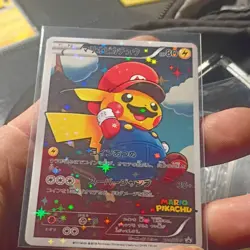 Pokemon Mario Pikachu Promo 294/XY-P XY-P: Xy Promos Holo Card Japanese - Image 1