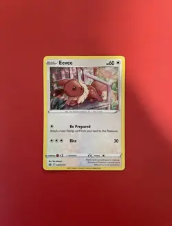 Pokemon Eevee SWSH175 - Fusion Strike Black Star Promo Holo - Image 2