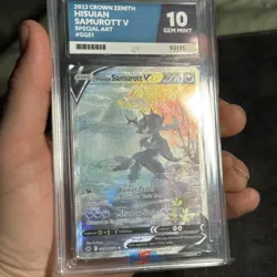 Pokemon Hisuian Samurott V GG51/GG70 Crown Zenith Full Art ACE 10 GEM MINT - Image 3