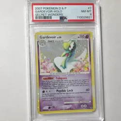 Pokemon Gardevoir Secret Wonders Holo Rare 7/132 2007 PSA 8 - Image 1