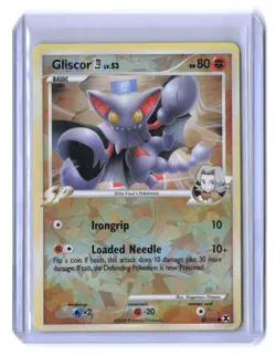 Gliscor 62/111 Pokemon TCG Platinum Rising Rivals Cracked Ice Reverse Holo NM - Image 1