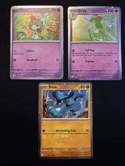 Pokemon TCG: 2025 Fall Collector Chest - Cosmo Foil Promos: Ralts, Kirlia, Riolu - Image 1