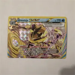 POKEMON TCG BREAKPOINT GRENINJA BREAK HOLO RARE HP170 #41/122 2016 ENGLISH - Image 1
