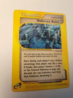 Undersea Ruins 138/147 Uncommon Pokemon Aquapolis Vintage WOTC E Series NM 2003 - Image 2