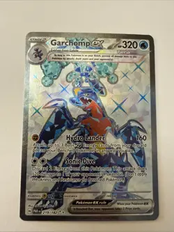 GARCHOMP ex 219/182 S&V Paradox Rift Ultra Rare Pokemon TCG NM - Image 1