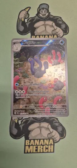 Wugtrio 224/091 - Paldean Fates - Near Mint - Rare Holo Full Art - Pokemon TCG - Image 1