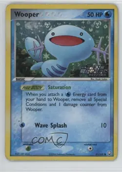 Wooper Reverse Foil Pokemon EX Team Rocket Returns #81 2004 - Image 1