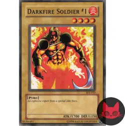 Yugioh Darkfire Soldier #1 SDJ-010 Common NM - Image 1