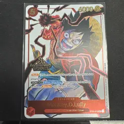 One Piece TCG Monkey D. Luffy 3rd Anniversary Winner ST01-012 - Image 1
