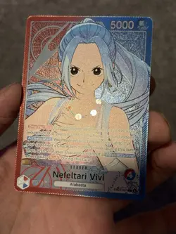 One Piece EB03-001 Nefeltari Vivi (L) Leader Alt Art Heroines Ed Alternate NM - Image 2