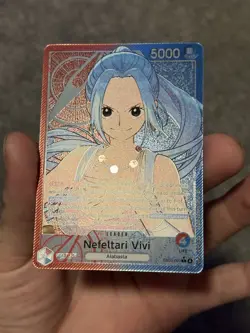 One Piece EB03-001 Nefeltari Vivi (L) Leader Alt Art Heroines Ed Alternate NM - Image 4