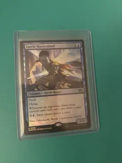 Magic the Gathering Faerie Mastermind FOIL March of the Machine Card NM - Image 3