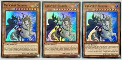 3 x TOCH-EN023 Valkyrie Sigrun - Super Rare 1st Edition LP/NM YuGiOh Cards - Image 1