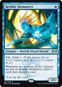 Benthic Biomancer ~ Near Mint Ravnica Allegiance MTG Magic UltimateMTG Blue Card - Image 1