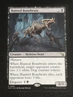 MTG Murders at Karlov Manor Hunted Bonebrute 0087 NM Rare - Image 1