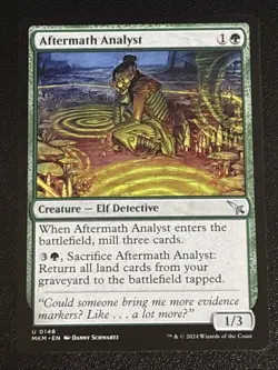 MTG Murders at Karlov Manor Aftermath Analyst 0148 NM - Image 1