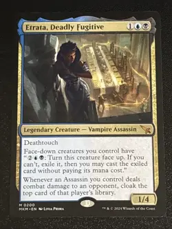 MTG Murders at Karlov Manor Etrata, Deadly Fugitive 0200 NM Mythic - Image 1